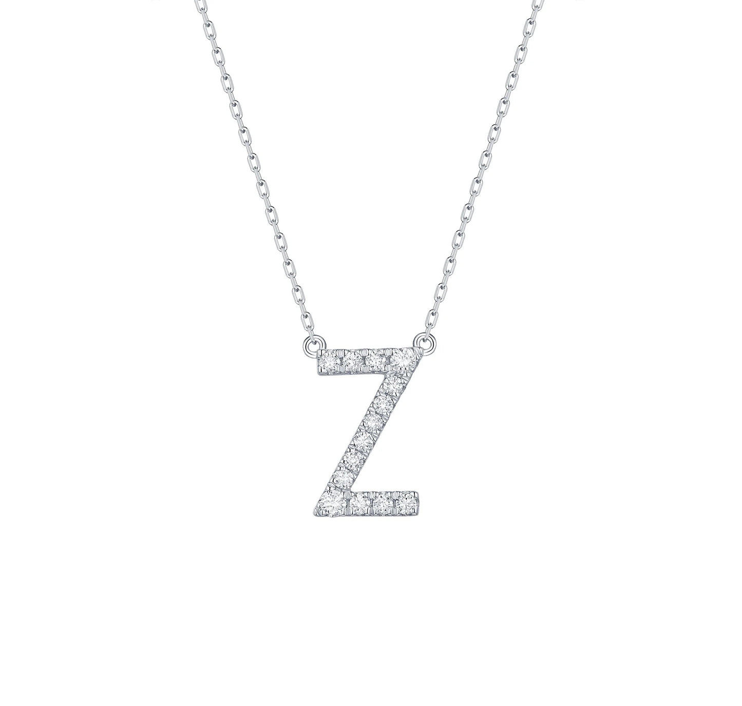 Personalised 0.21 ct “Z” Lab Grown Diamond Pendant