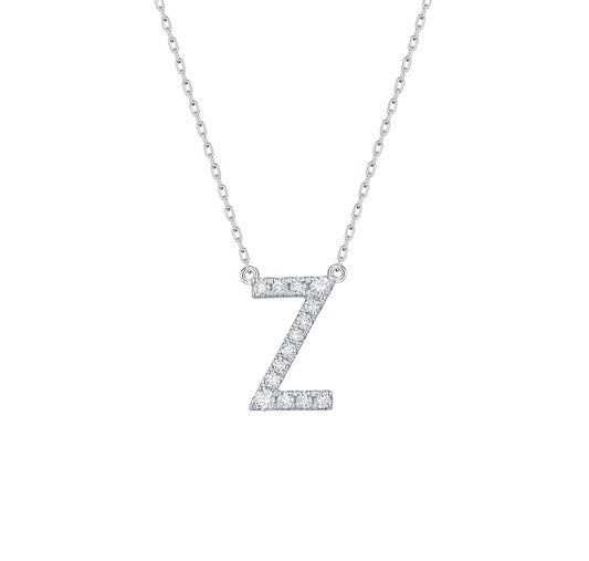 Personalised 0.21 ct “Z” Lab Grown Diamond Pendant
