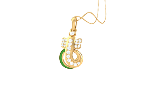 Devotional 0.14 ct Lab Grown Diamond Pendant Without Chain