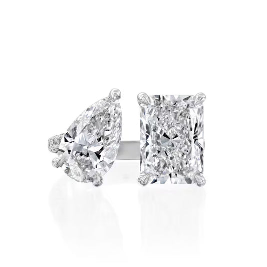 Solitaire 3.40 ct Lab Grown Diamond Ring
