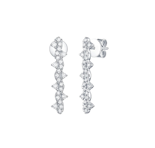 Stellar Sparkle 0.51 ct Lab Grown Diamond Earrings
