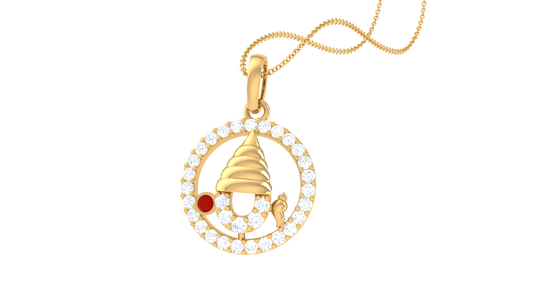Devotional 0.22 ct Lab Grown Diamond Pendant Without Chain