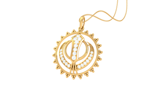 Devotional 0.19 ct Lab Grown Diamond Pendant Without Chain