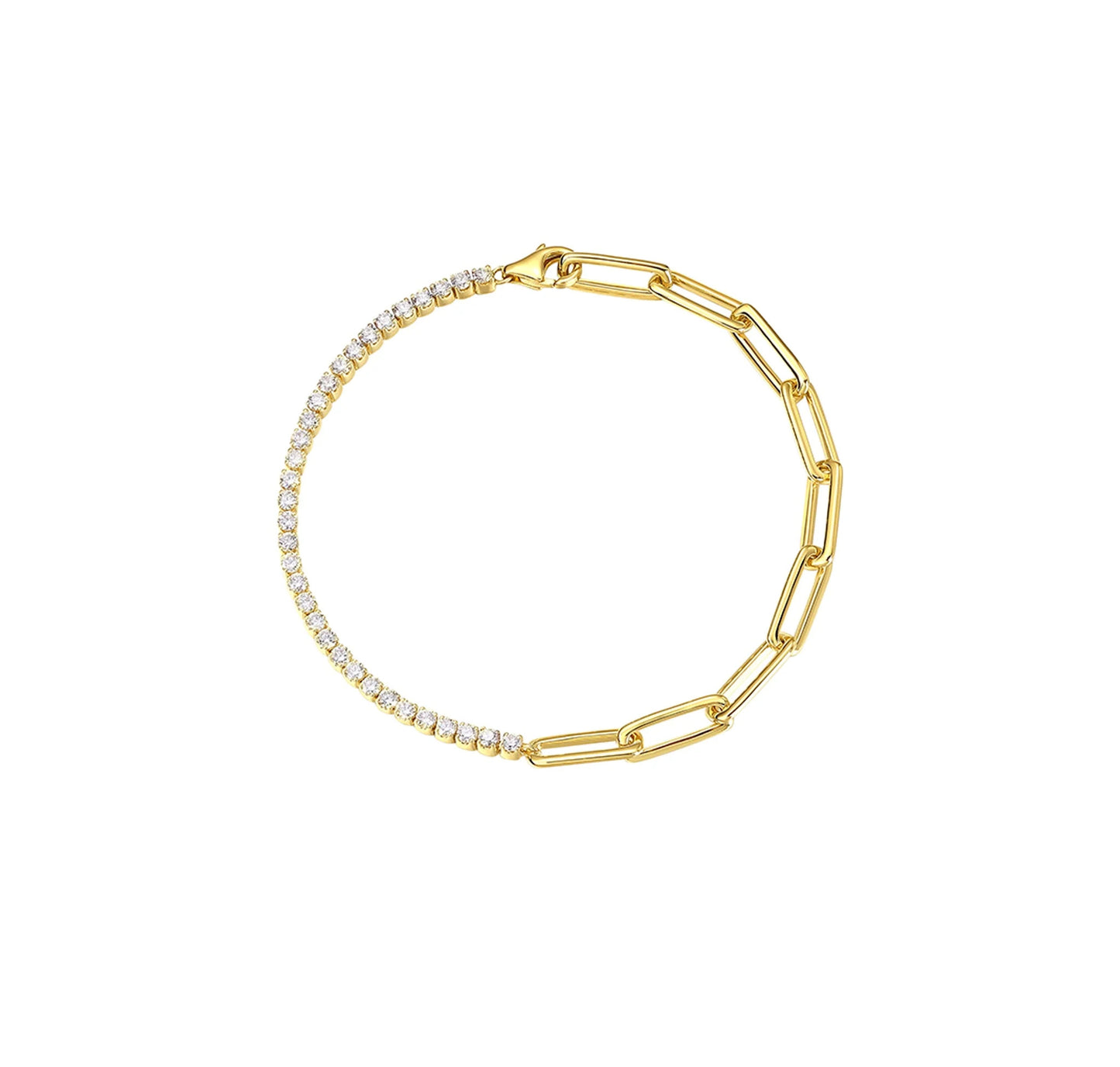 Luminous 1.24 ct Lab Grown Diamond Bracelet
