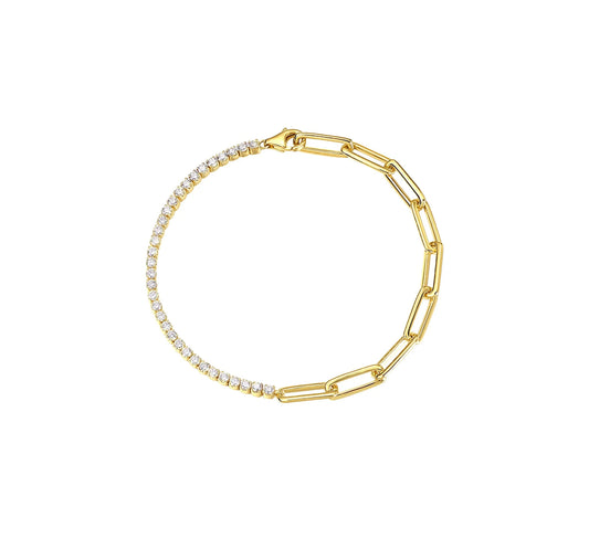 Luminous 1.24 ct Lab Grown Diamond Bracelet