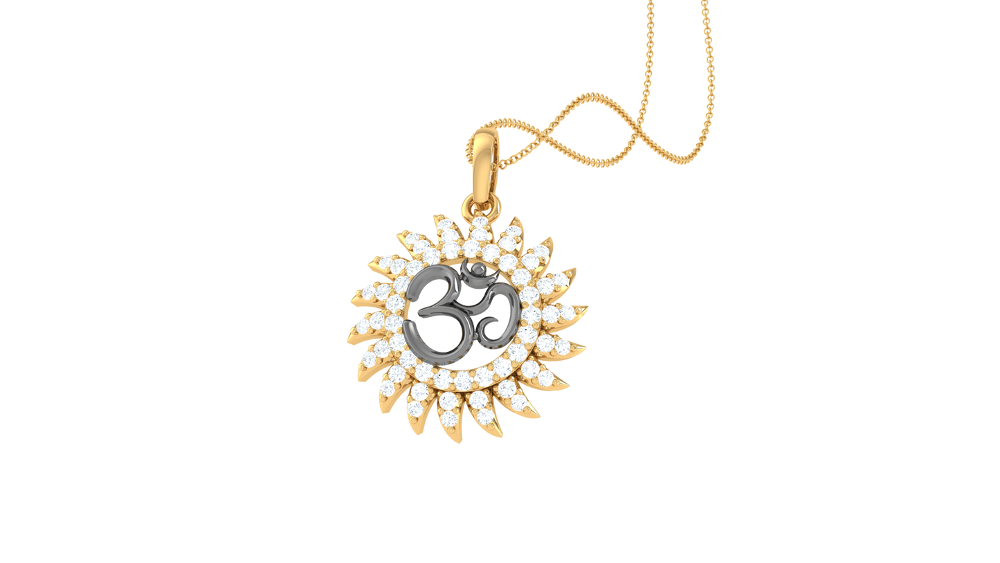 Devotional 0.29 ct Lab Grown Diamond Pendant Without Chain