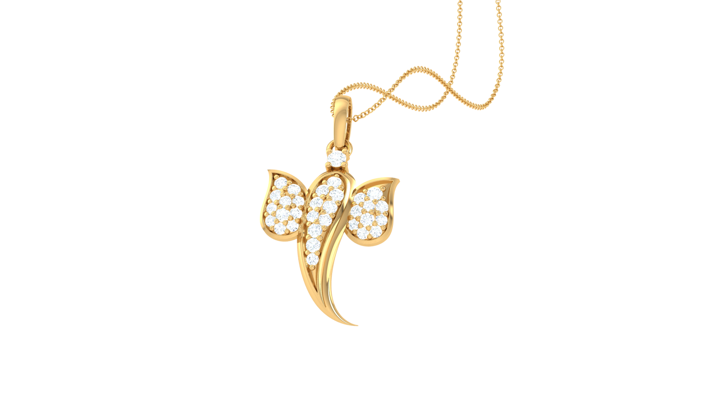 Devotional 0.22 ct Lab Grown Diamond Pendant Without Chain
