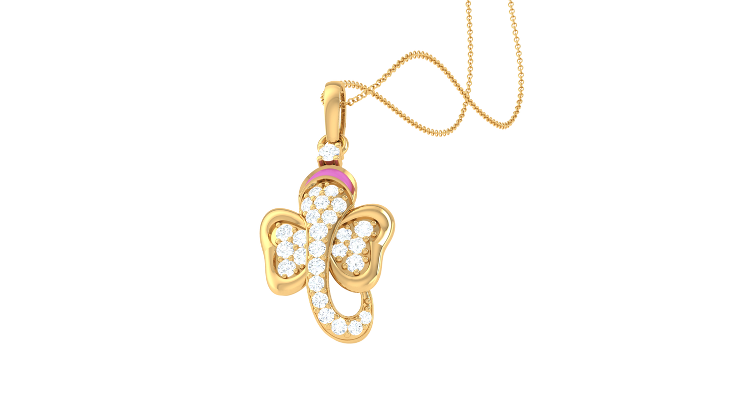 Devotional 0.21 ct Lab Grown Diamond Pendant Without Chain