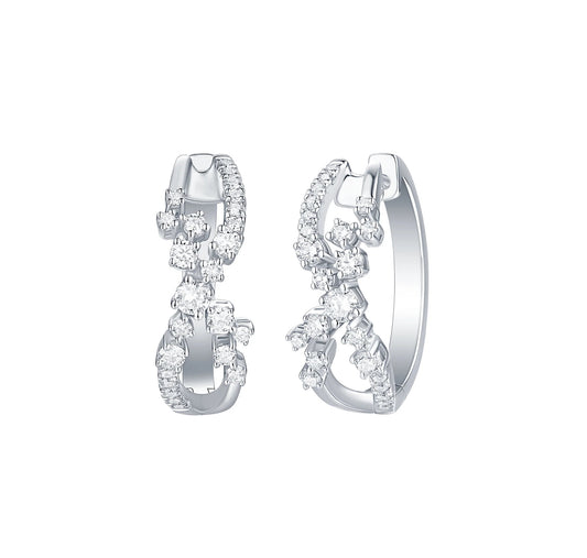 Stellar Sparkle 0.78 ct Lab Grown Diamond Earrings