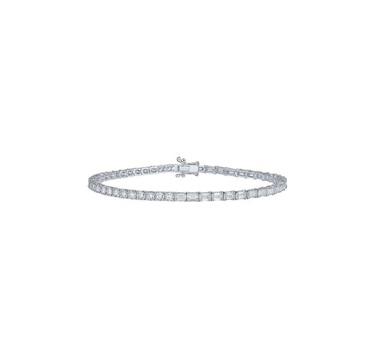 Luminous 5.90 ct Lab Grown Diamond Bracelet