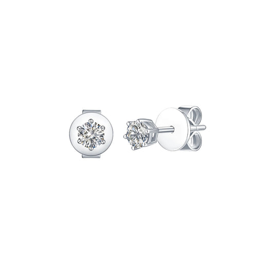 Solitaire 0.25 ct Lab Grown Diamond Earrings