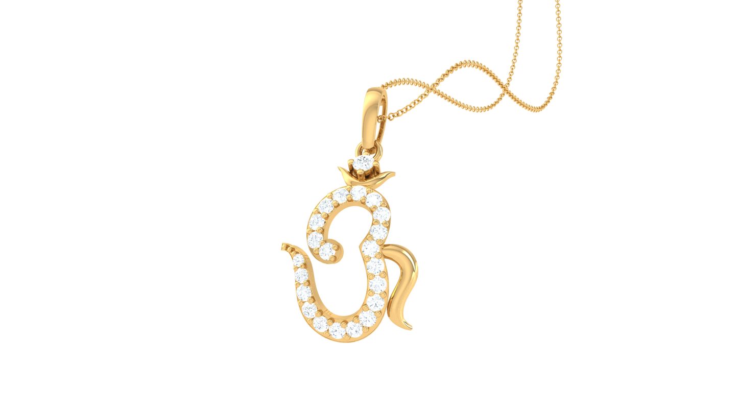 Devotional 0.18 ct Lab Grown Diamond Pendant Without Chain