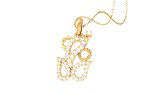 Devotional 0.20 ct Lab Grown Diamond Pendant Without Chain