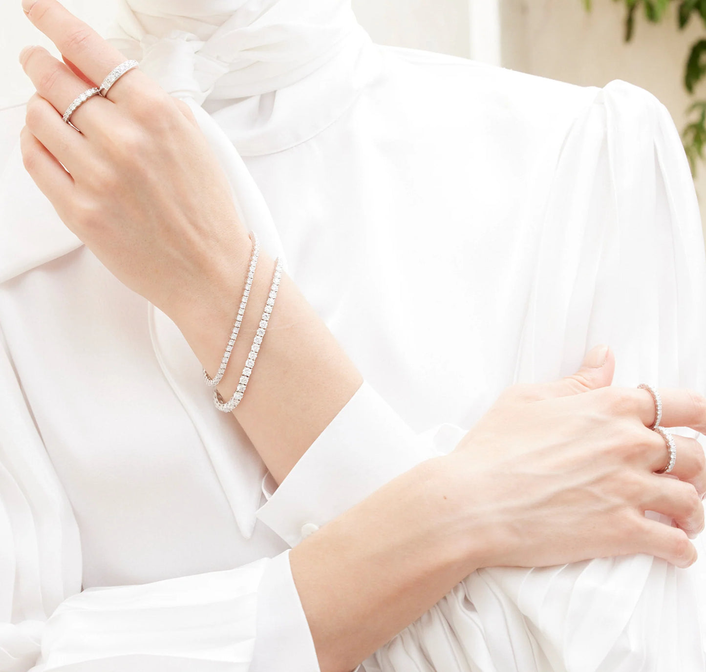 Essentia 8.91 ct Tennis Bracelet Lab Grown Diamond Bracelet