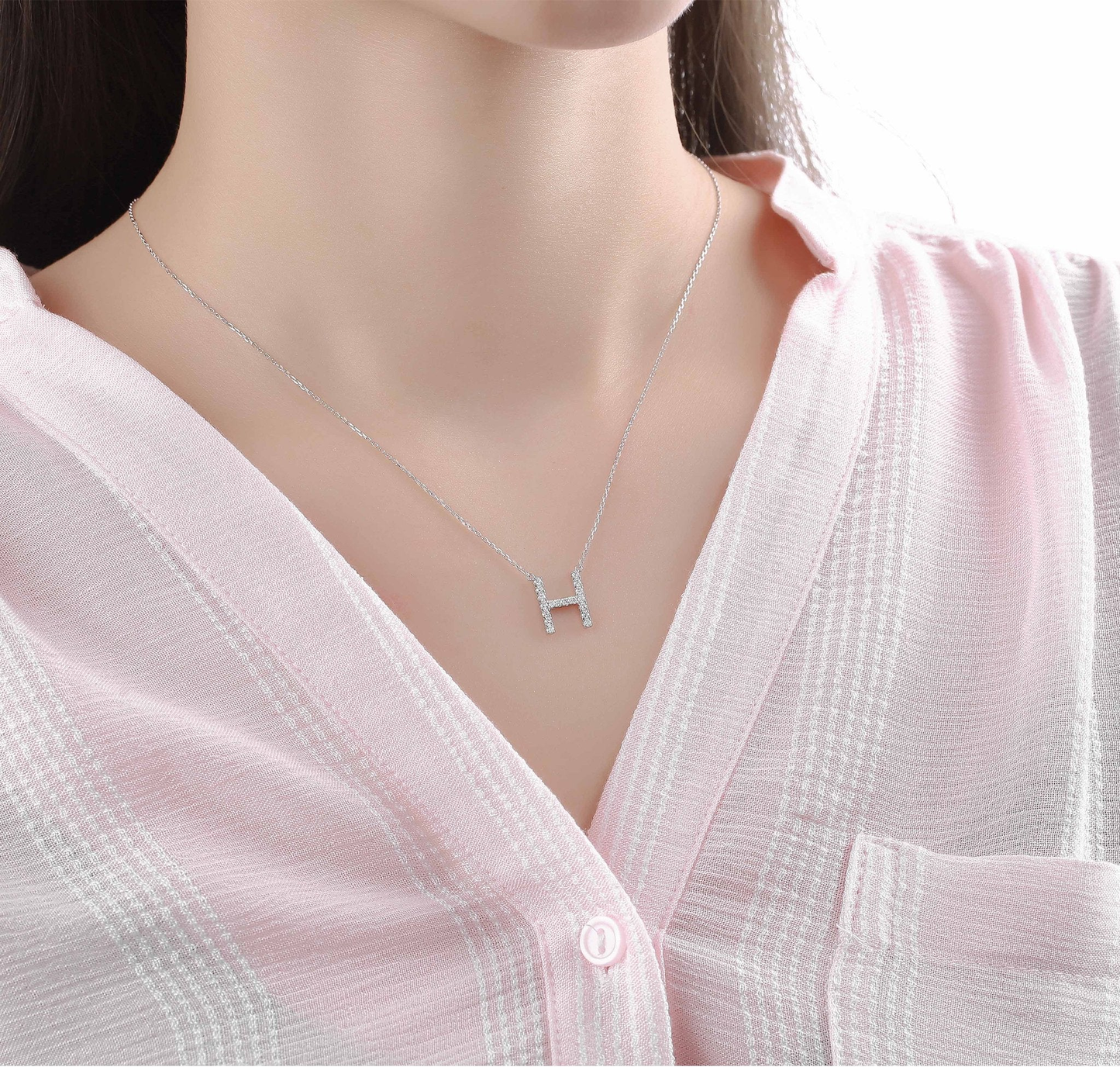 Charm 0.27ct “H” Lab Grown Diamond Pendant