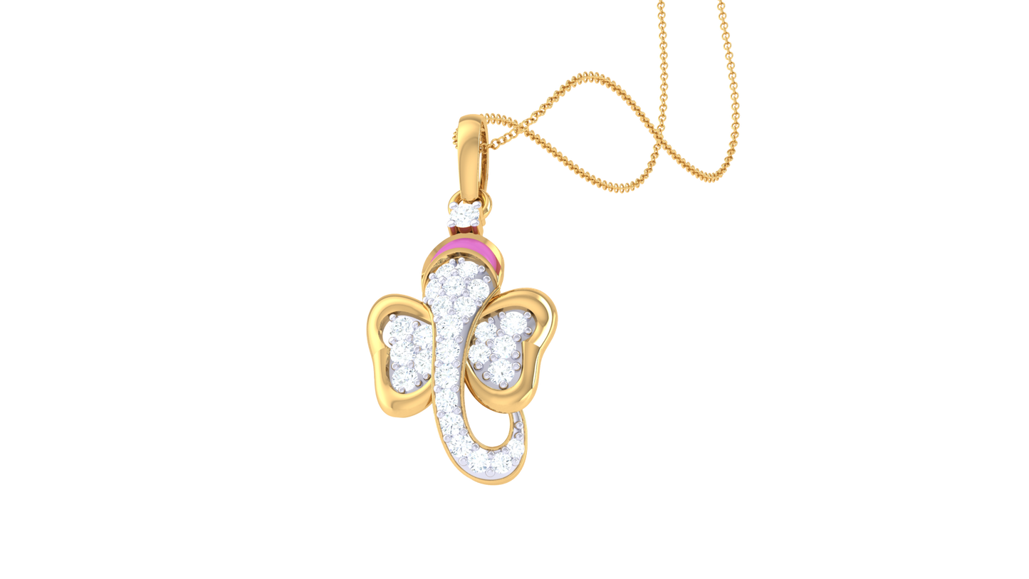 Devotional 0.21 ct Lab Grown Diamond Pendant Without Chain