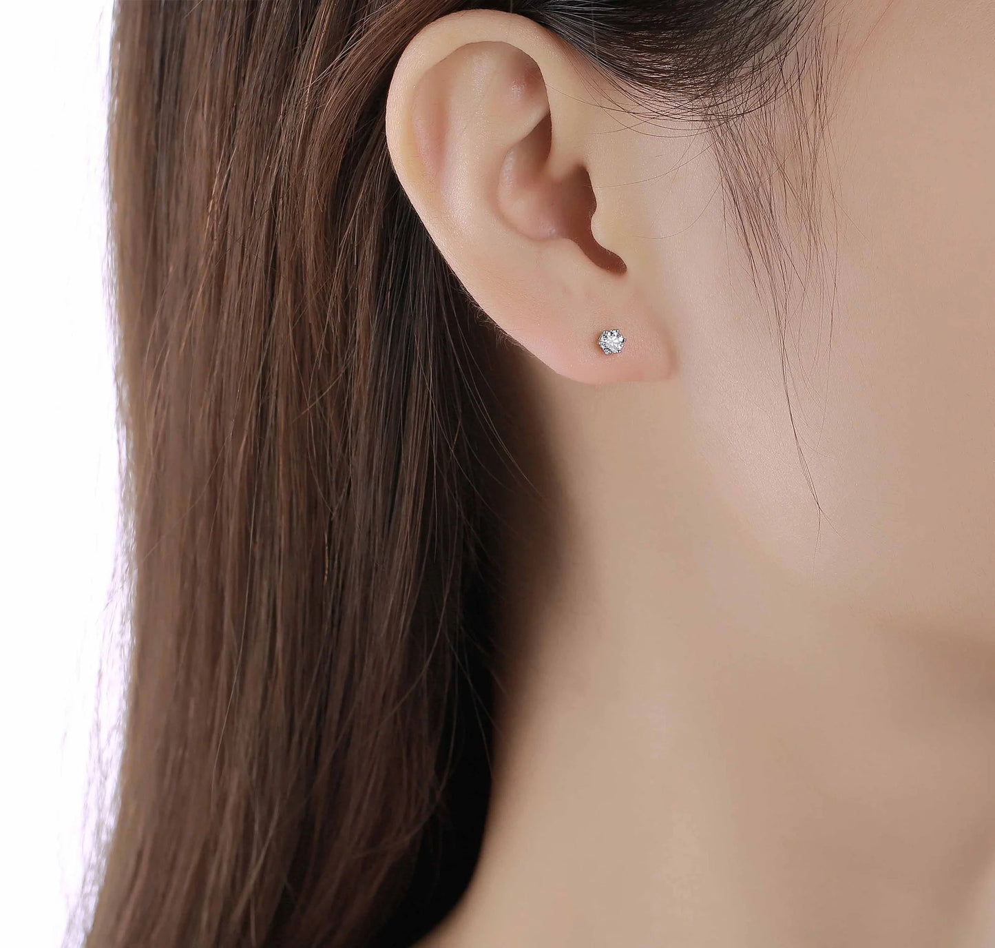 Solitaire 0.25 ct Lab Grown Diamond Earrings