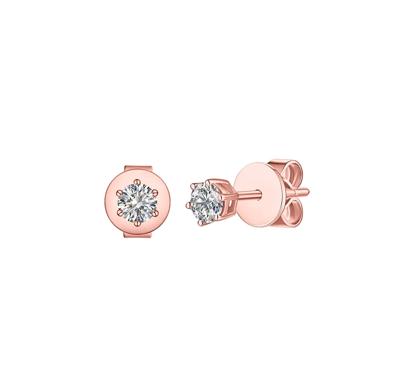 Solitaire 0.25 ct Lab Grown Diamond Earrings