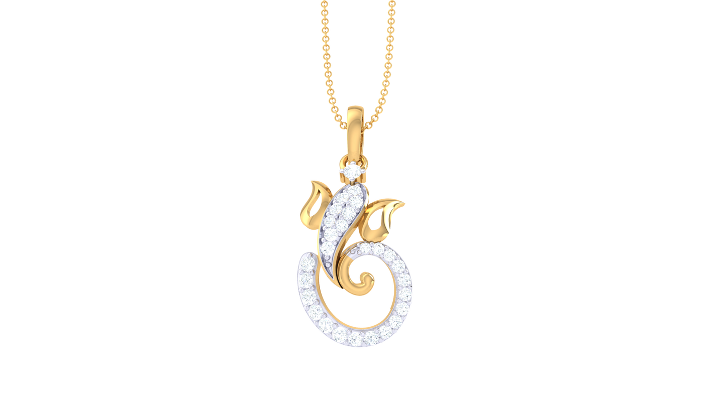 Devotional 0.15 ct Lab Grown Diamond Pendant Without Chain