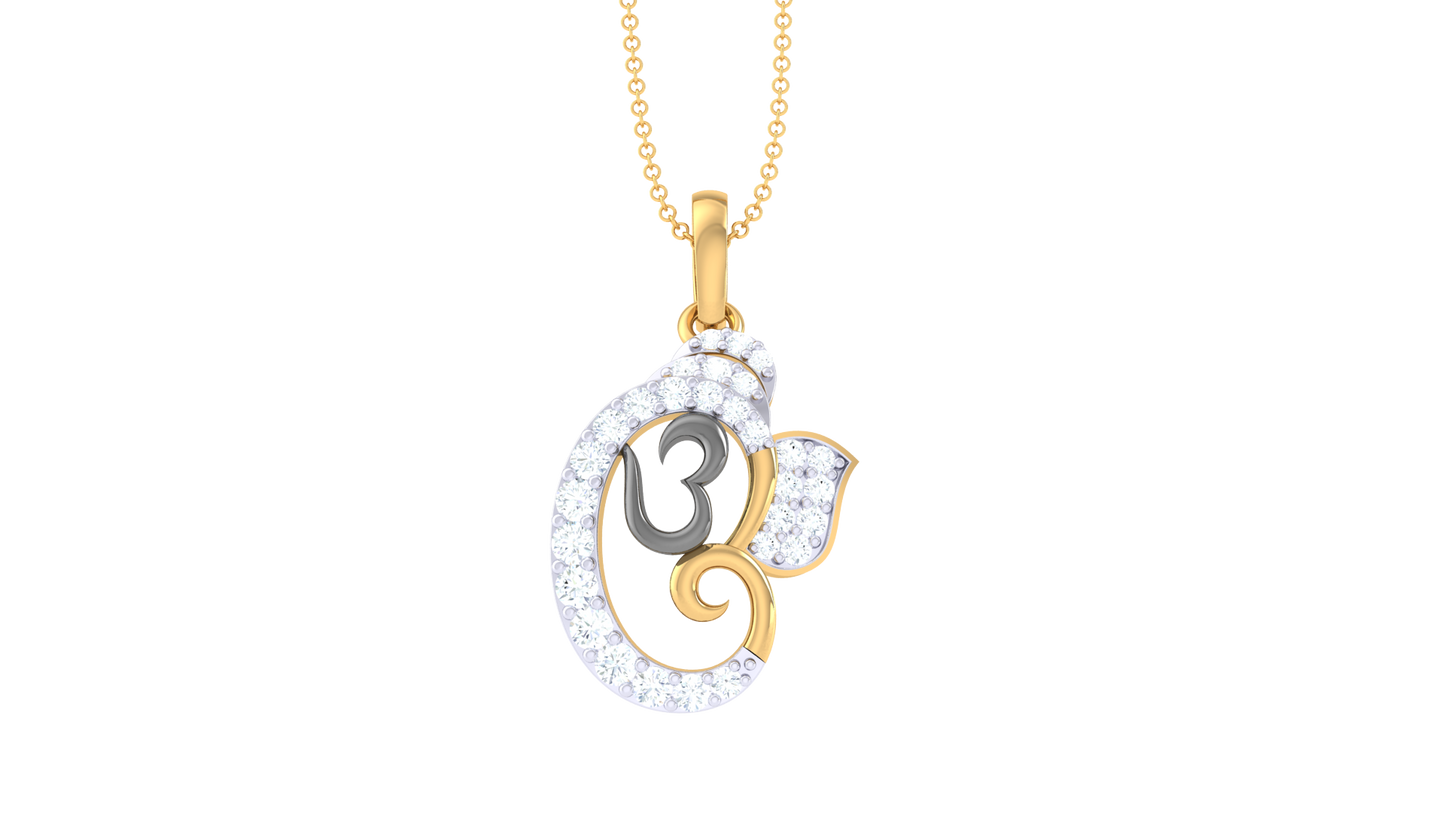 Devotional 0.19 ct Lab Grown Diamond Pendant Without Chain