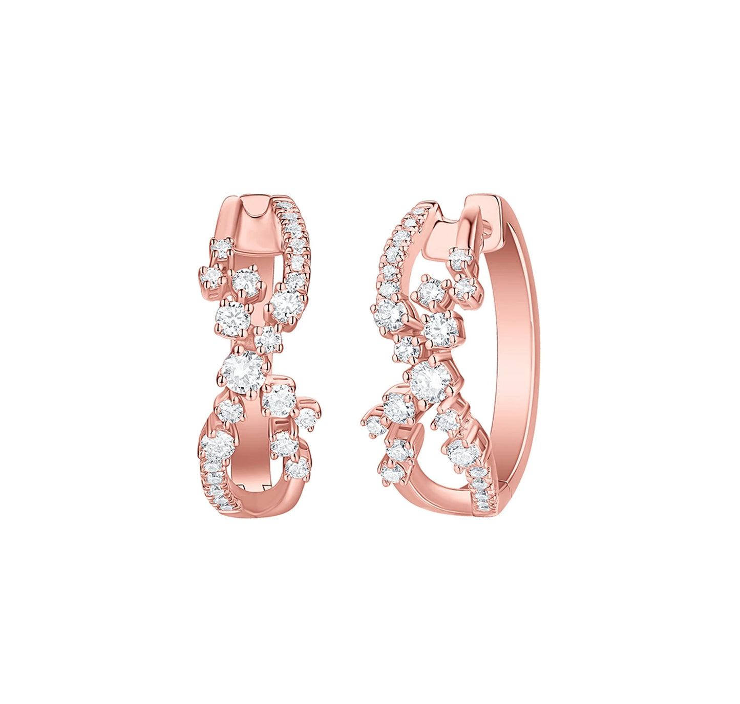 Stellar Sparkle 0.78 ct Lab Grown Diamond Earrings