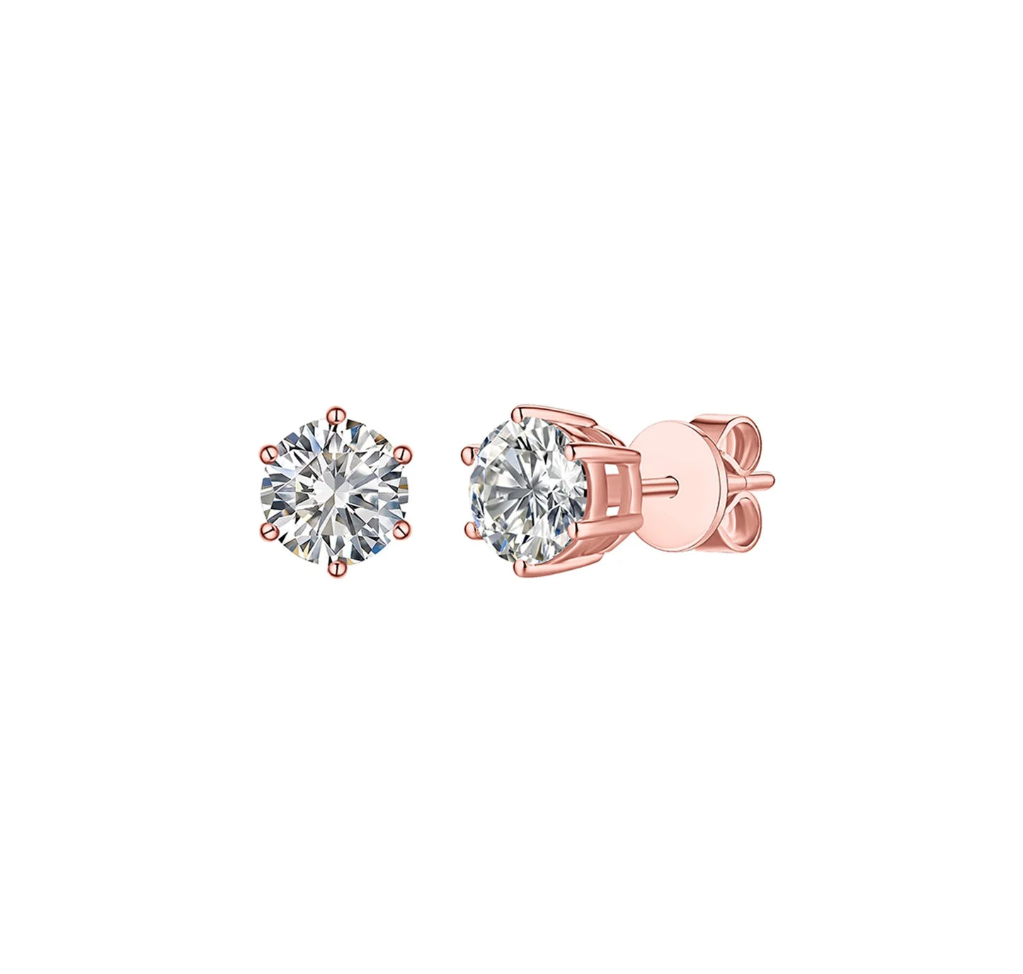 Solitaire 1.50 ct Lab Grown Diamond Earrings