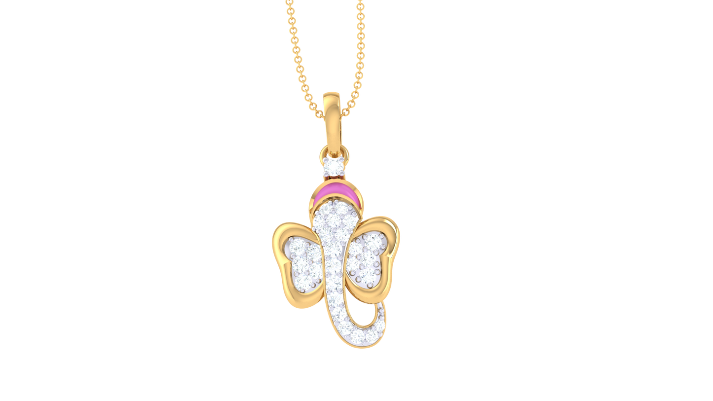 Devotional 0.21 ct Lab Grown Diamond Pendant Without Chain