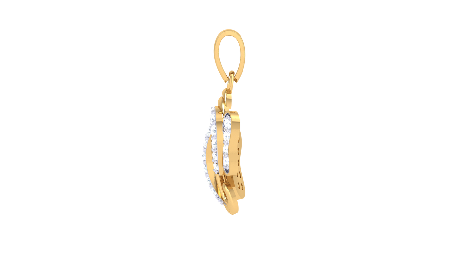 Devotional 0.25 ct Lab Grown Diamond Pendant Without Chain