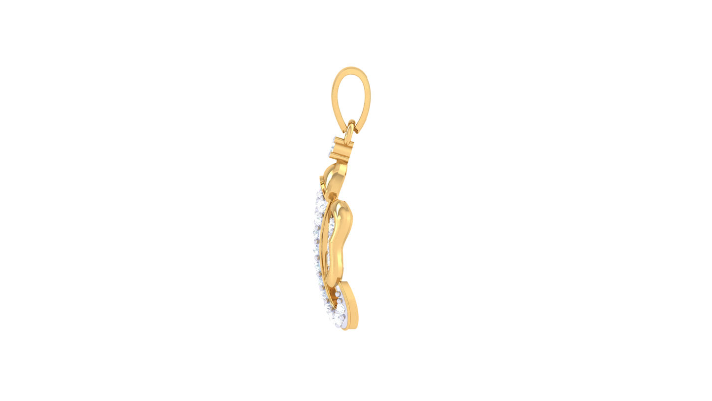 Devotional 0.21 ct Lab Grown Diamond Pendant Without Chain