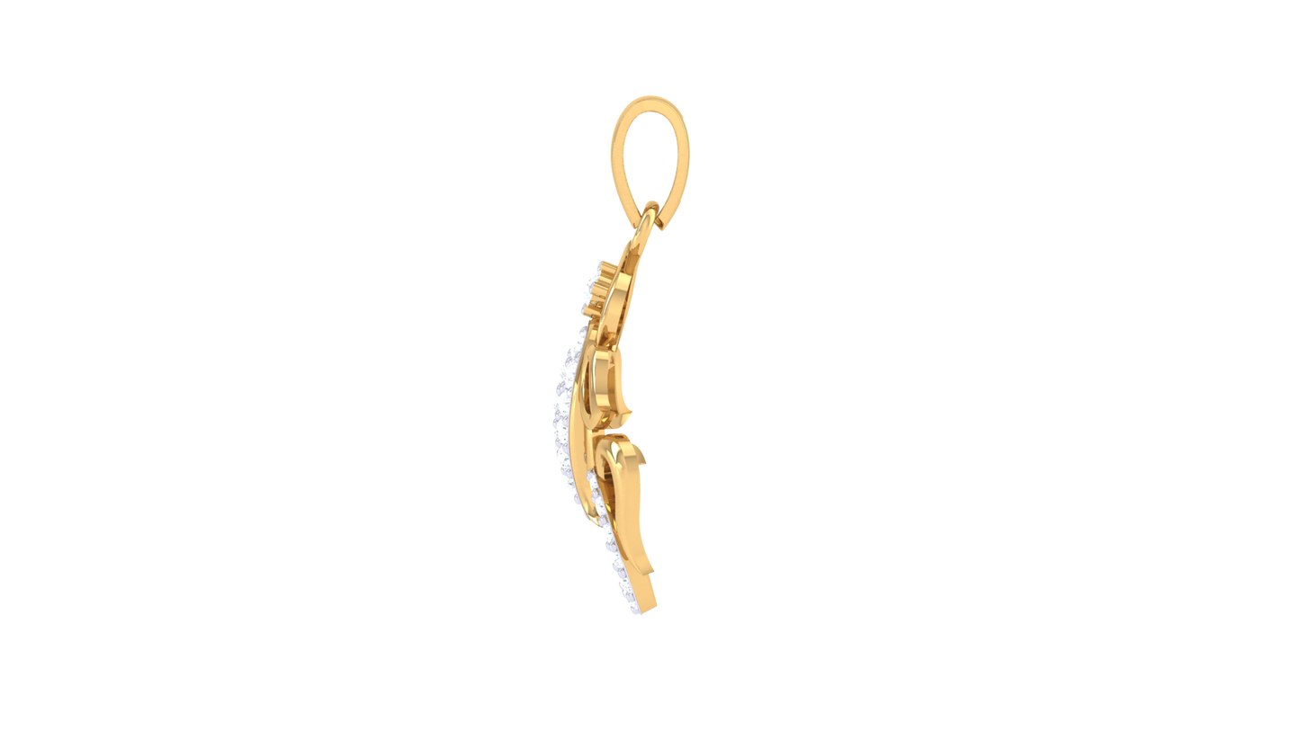 Devotional 0.17 ct Lab Grown Diamond Pendant Without Chain