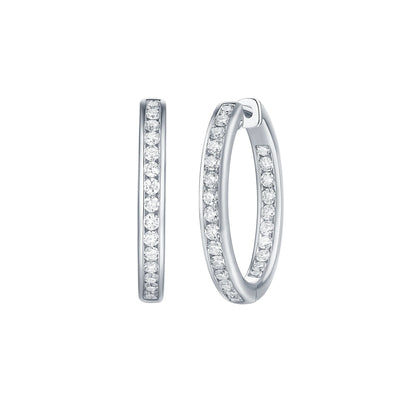Essentia Channel 1.70 ct Lab Grown Diamond Earrings