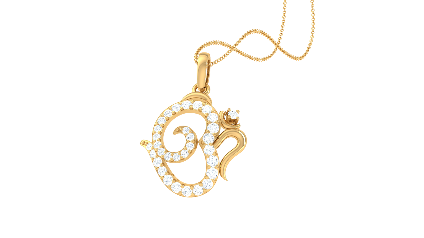 Devotional 0.26 ct Lab Grown Diamond Pendant Without Chain