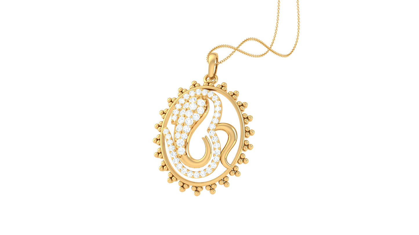 Devotional 0.38 ct Lab Grown Diamond Pendant Without Chain