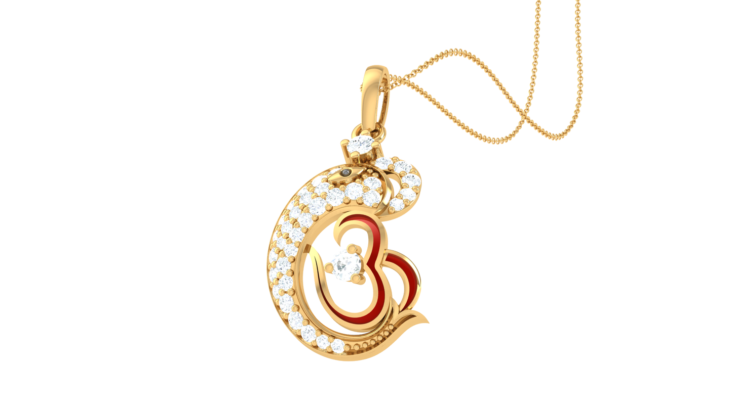 Devotional 0.24 ct Lab Grown Diamond Pendant Without Chain