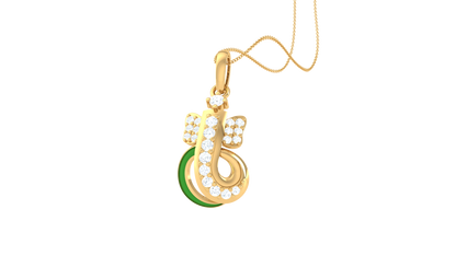 Devotional 0.14 ct Lab Grown Diamond Pendant Without Chain