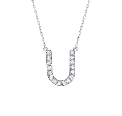 Charm 0.24ct “U” Lab Grown Diamond Pendant