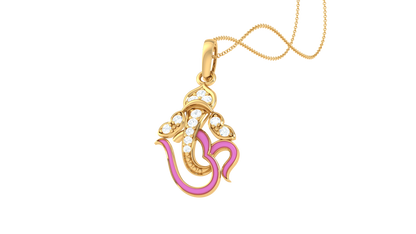 Devotional 0.07 ct Lab Grown Diamond Pendant Without Chain