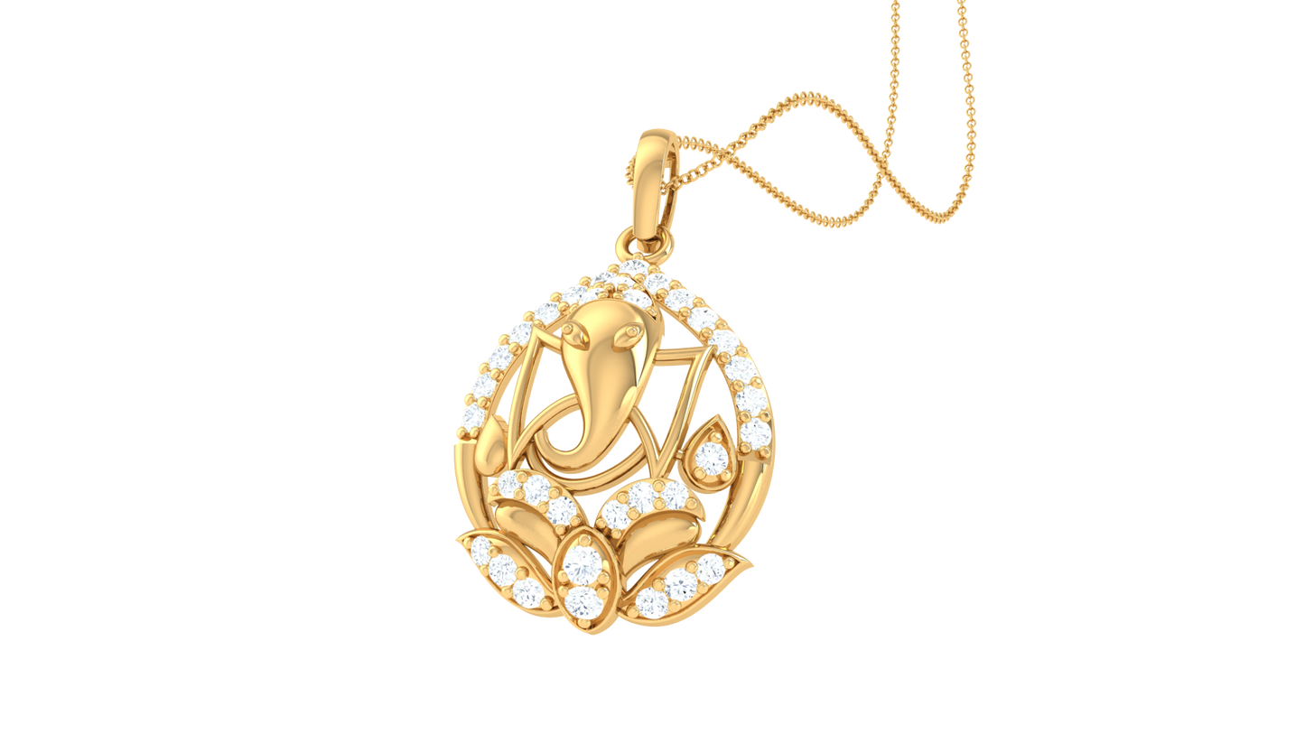 Devotional 0.21 ct Lab Grown Diamond Pendant Without Chain