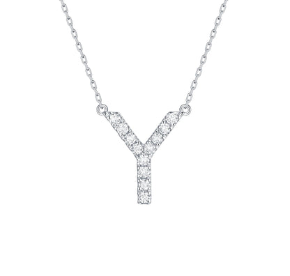 Charm 0.17ct “Y” Lab Grown Diamond Pendant