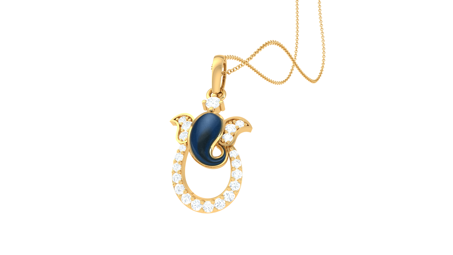 Devotional 0.15 ct Lab Grown Diamond Pendant Without Chain