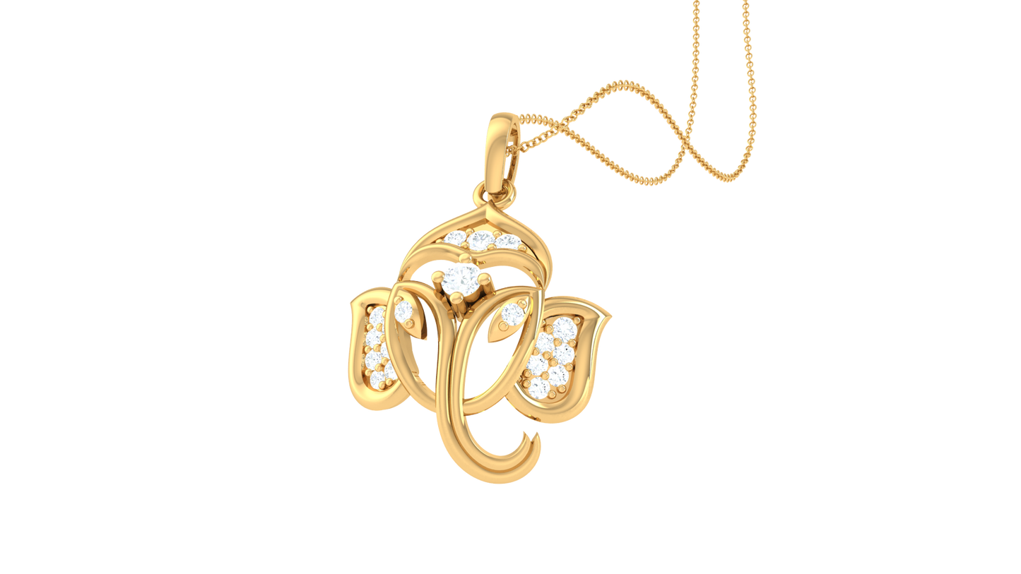 Devotional 0.13 ct Lab Grown Diamond Pendant Without Chain