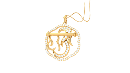 Devotional 0.54 ct Lab Grown Diamond Pendant Without Chain