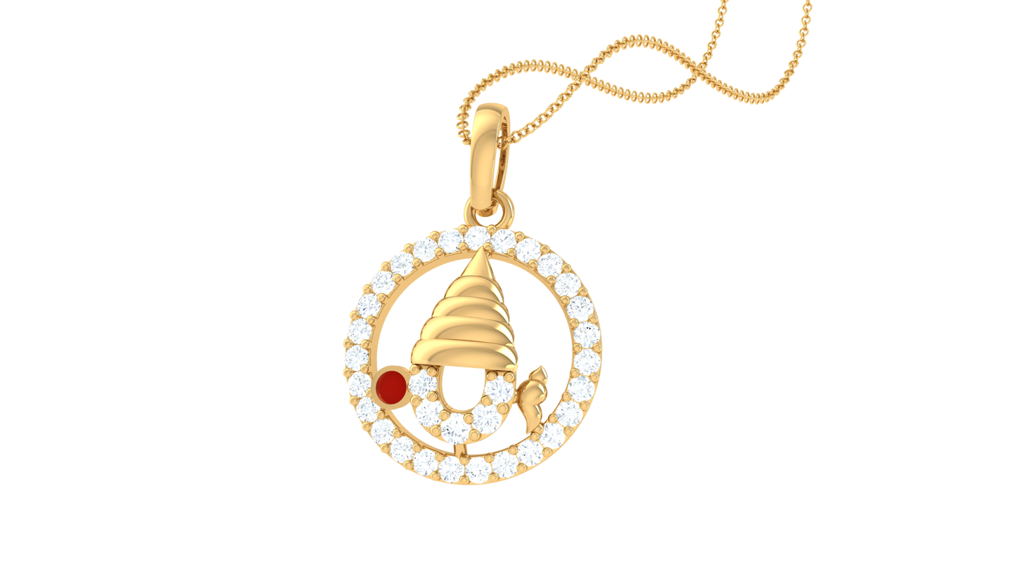 Devotional 0.22 ct Lab Grown Diamond Pendant Without Chain