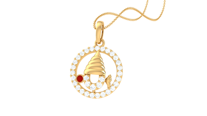 Devotional 0.22 ct Lab Grown Diamond Pendant Without Chain