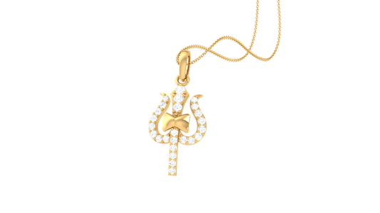 Devotional 0.20 ct Lab Grown Diamond Pendant Without Chain