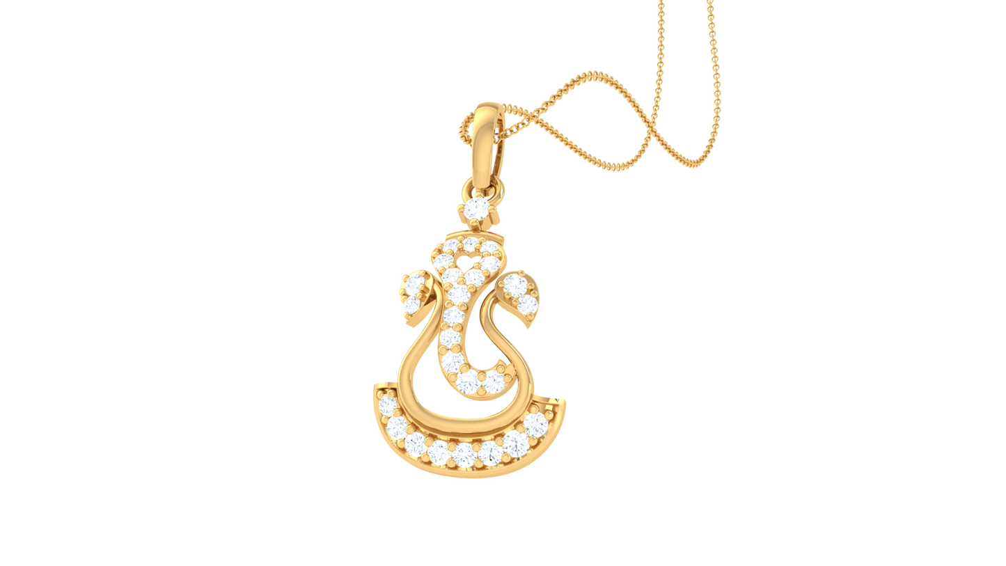 Devotional 0.17 ct Lab Grown Diamond Pendant Without Chain