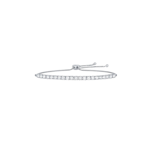 Essentia 2.35 ct Sleek Infinity Bracelet Lab Grown Diamond Bracelet