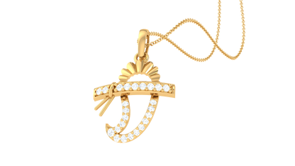Devotional 0.11 ct Lab Grown Diamond Pendant Without Chain