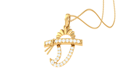 Devotional 0.11 ct Lab Grown Diamond Pendant Without Chain