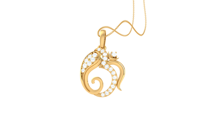 Devotional 0.18 ct Lab Grown Diamond Pendant Without Chain